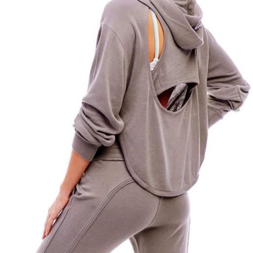 FP Movement Black Cut Out Hoodie